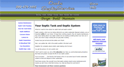 Desktop Screenshot of carls-septic-tank-systems.com