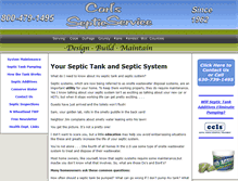 Tablet Screenshot of carls-septic-tank-systems.com